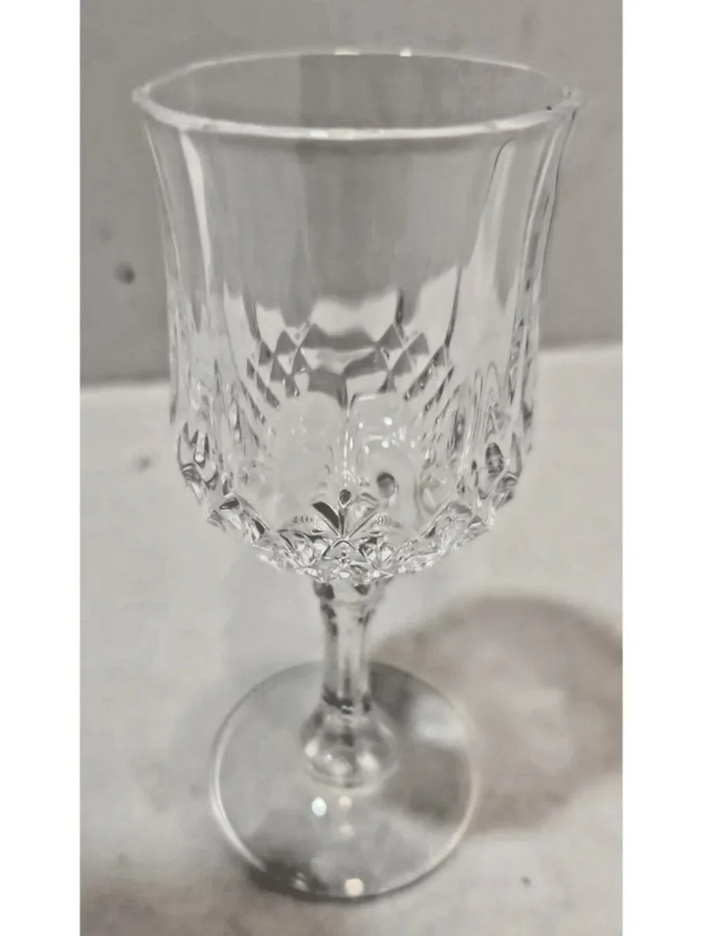 Vintage Cristal D'Arques Longchamps Cordial/Liqueur Glasses Set of 4 Crystal